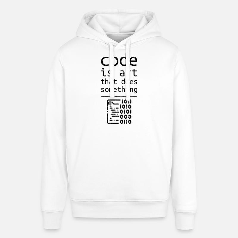 Code Coder Entwickler Programmierer Geschenk - Stanley/Stella Unisex Hoodie SOUNDER - Weiß