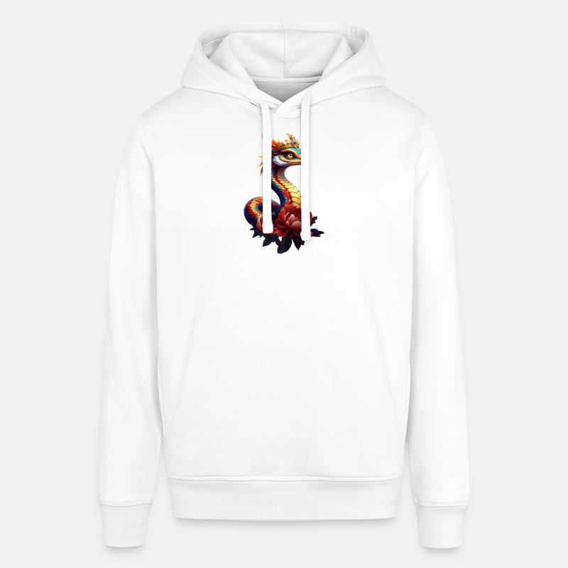Véritable serpent étoile de l’univers. - Sweat à capuche SOUNDER Stanley/Stella Unisexe - blanc