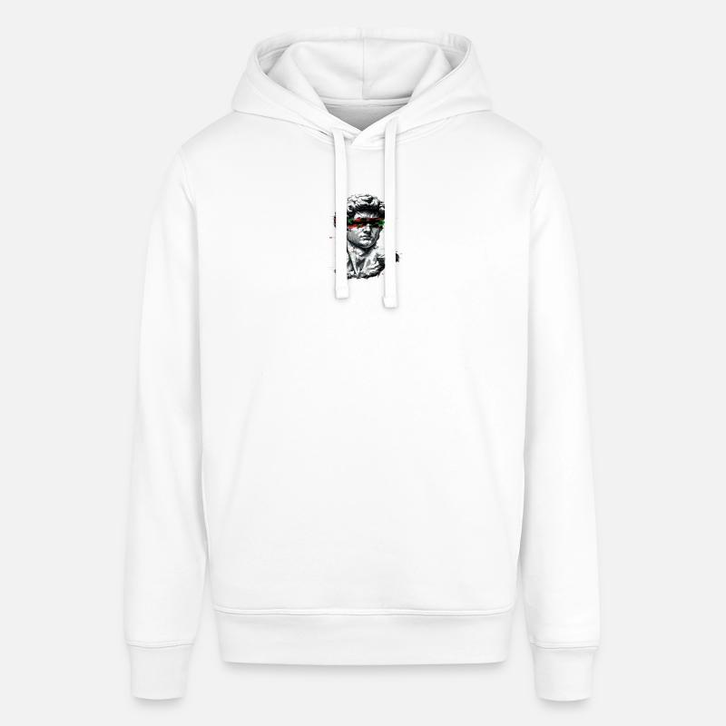 Baroque de bug de buste - Sweat à capuche SOUNDER Stanley/Stella Unisexe - blanc