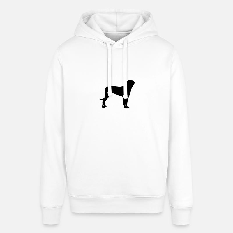 Rhodesian Ridgeback Silhouette - Sweat à capuche SOUNDER Stanley/Stella Unisexe - blanc