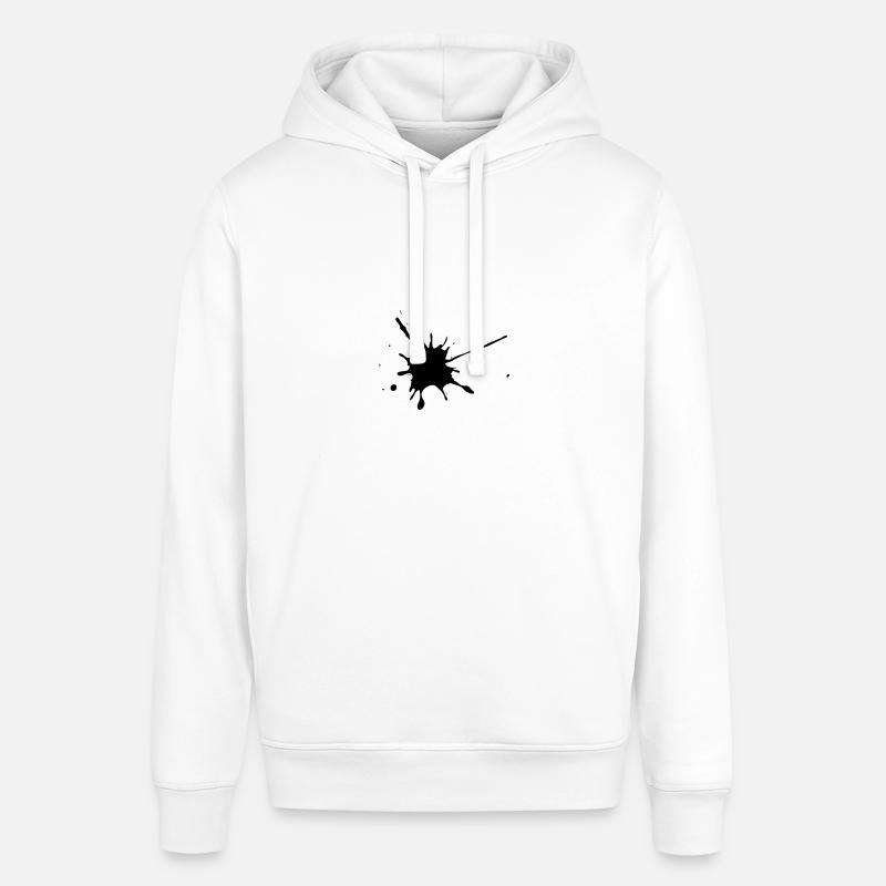 Splash - Fleck Farbklecks - Stanley/Stella Unisex Hoodie SOUNDER - Weiß