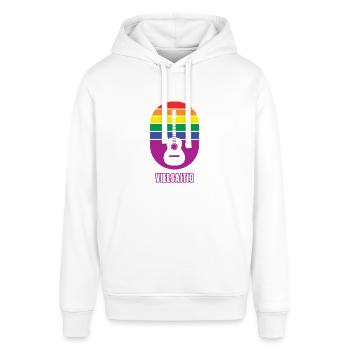 Gitarrist Vielsaitig LGBTQ Musiker Gitarre Spieler - Stanley/Stella Unisex Hoodie SOUNDER - Weiß - Vorne - Alina (178cm) & Michal (187cm)