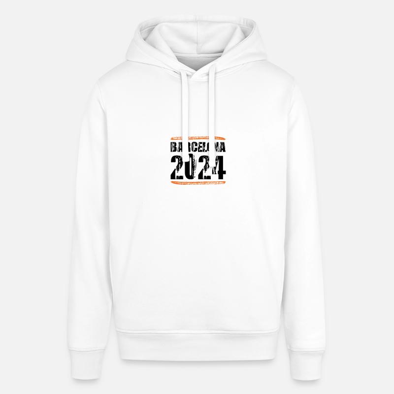 Devis Barcelone 2024 - Sweat à capuche SOUNDER Stanley/Stella Unisexe - blanc