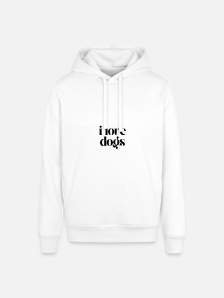 Ich liebe Hunde - Stanley/Stella Unisex Hoodie SOUNDER - Weiß
