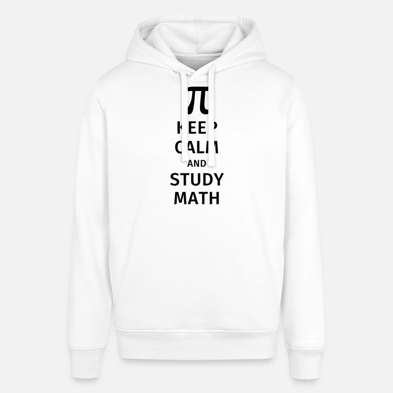 keep calm and study math - Sweat à capuche SOUNDER Stanley/Stella Unisexe - blanc