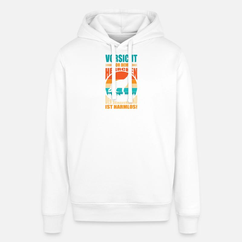 Schäferhund Geschenke Hund Herrchen Gassi - Stanley/Stella Unisex Hoodie SOUNDER - Weiß