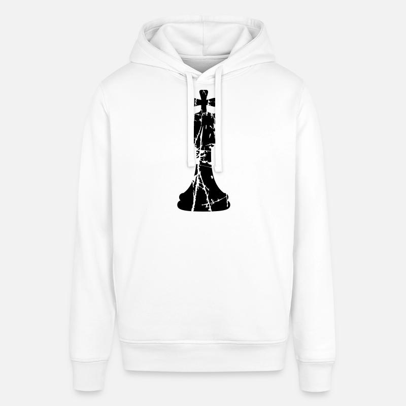 Kratzer Risse Schach - Stanley/Stella Unisex Hoodie SOUNDER - Weiß