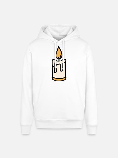 Kerze - Stanley/Stella Unisex Hoodie SOUNDER - Weiß