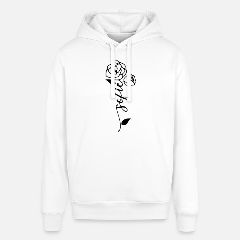 Sofie Nom Prénom Nom Fleur - Sweat à capuche SOUNDER Stanley/Stella Unisexe - blanc