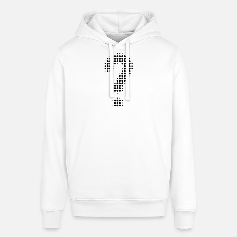 point d’interrogation - Sweat à capuche SOUNDER Stanley/Stella Unisexe - blanc