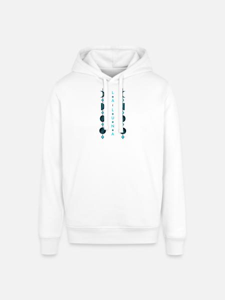 Moon phases - Stanley/Stella SOUNDER Unisex Hoodie - white