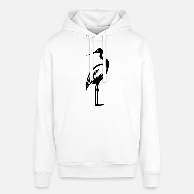 Simple petite cigogne - Sweat à capuche SOUNDER Stanley/Stella Unisexe - blanc