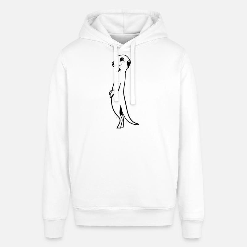 Suricates doux drôle - Sweat à capuche SOUNDER Stanley/Stella Unisexe - blanc