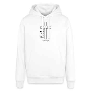 | Christian Clothing | Belief - Stanley/Stella SOUNDER Unisex Hoodie - white - Front - Alina (178cm) & Michal (187cm)