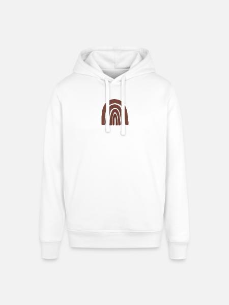 Regenbogen Terracotta - Stanley/Stella Unisex Hoodie SOUNDER - Weiß