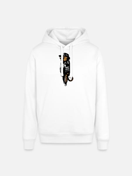 Leopard dandy - Stanley/Stella SOUNDER Unisex Hoodie - white