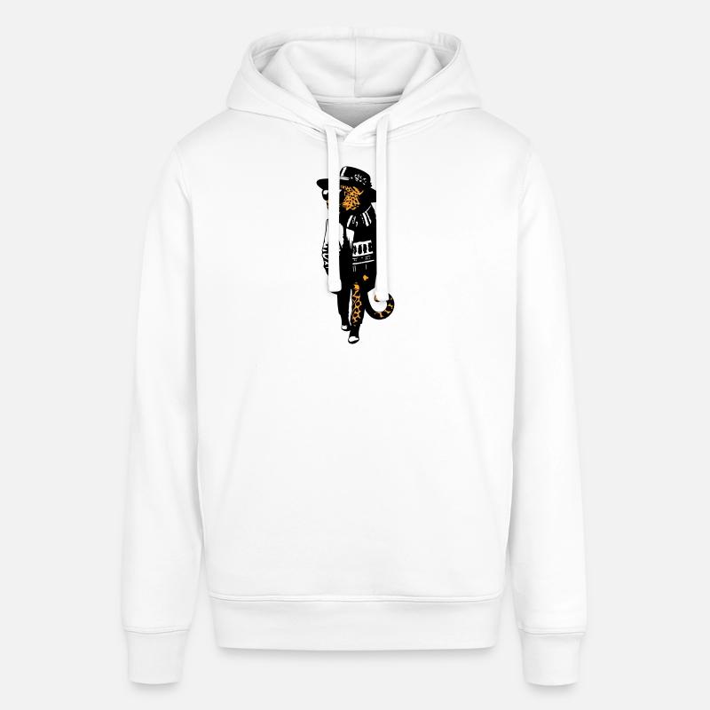 Leopard dandy - Sweat à capuche SOUNDER Stanley/Stella Unisexe - blanc