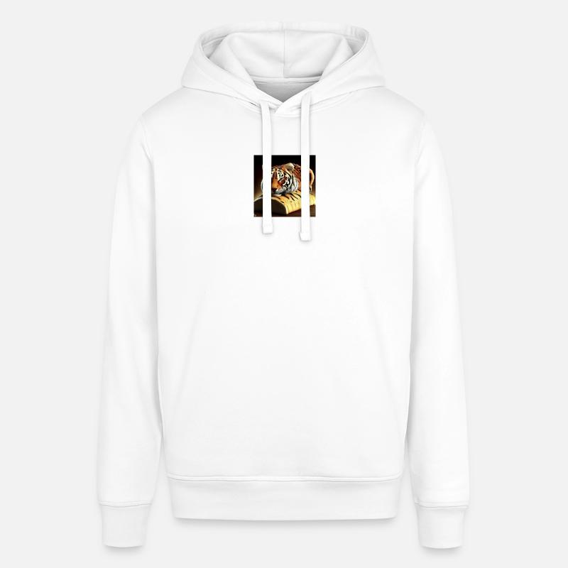 Tiger biscuits 😅😅😅 - Stanley/Stella SOUNDER Unisex Hoodie - white