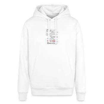 La Réunion Fier D'Être Réunionnais T-Shirt Homme - Sweat à capuche SOUNDER Stanley/Stella Unisexe - blanc - Devant - Alina (178cm) & Michal (187cm)