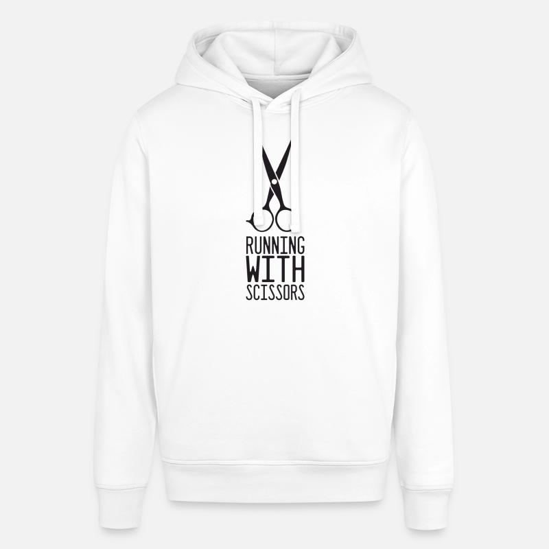 Courir avec des ciseaux - Sweat à capuche SOUNDER Stanley/Stella Unisexe - blanc