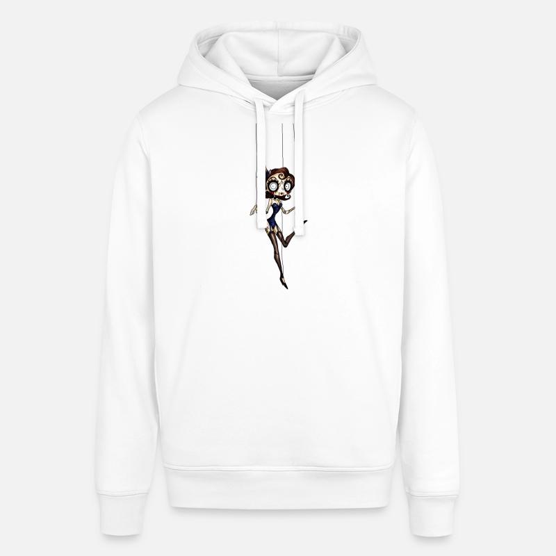 Poupée Threads en Bleu - Sweat à capuche SOUNDER Stanley/Stella Unisexe - blanc