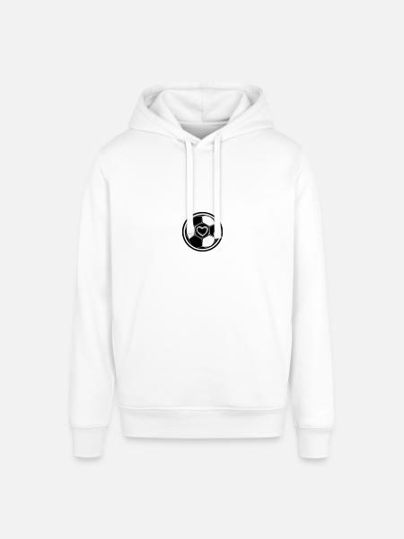 Soccer Symbol Heart Team - Stanley/Stella SOUNDER Unisex Hoodie - white