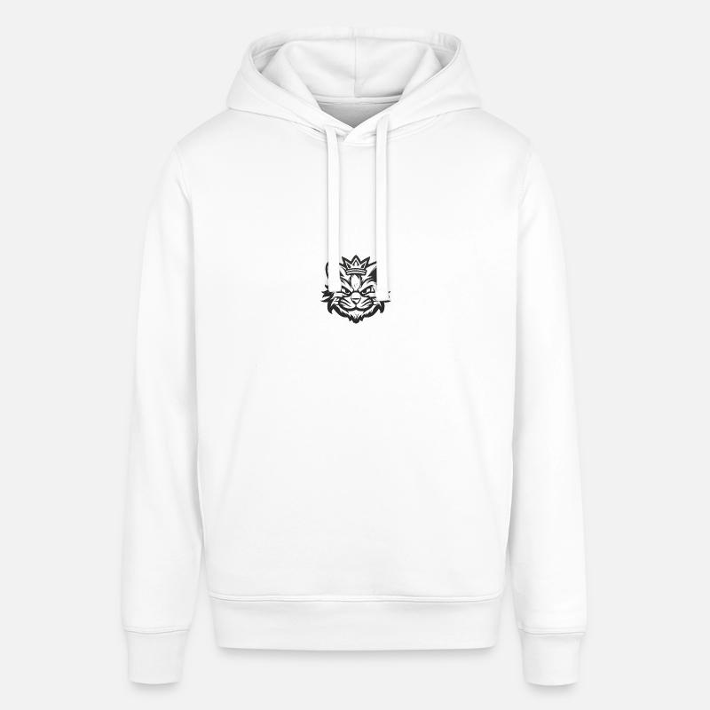 Couronne de tête de chat - Sweat à capuche SOUNDER Stanley/Stella Unisexe - blanc