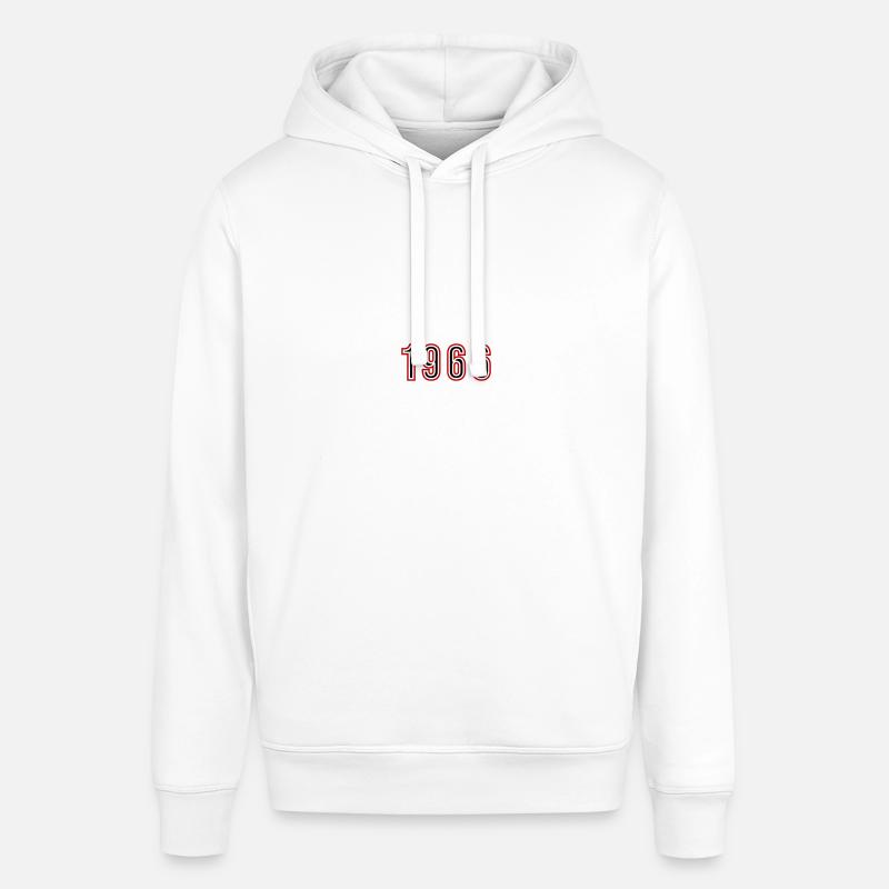 1966 Numéro de l’année - Sweat à capuche SOUNDER Stanley/Stella Unisexe - blanc