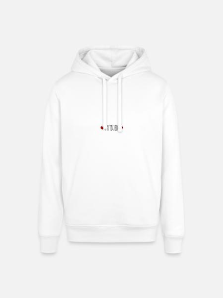 Cœur de membre - Sweat à capuche SOUNDER Stanley/Stella Unisexe - blanc