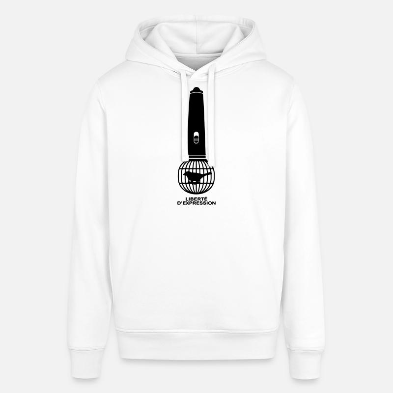 LIBERTE DEXPRESSION - Sweat à capuche SOUNDER Stanley/Stella Unisexe - blanc