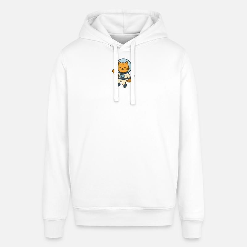 Astrokatze - Stanley/Stella Unisex Hoodie SOUNDER - Weiß