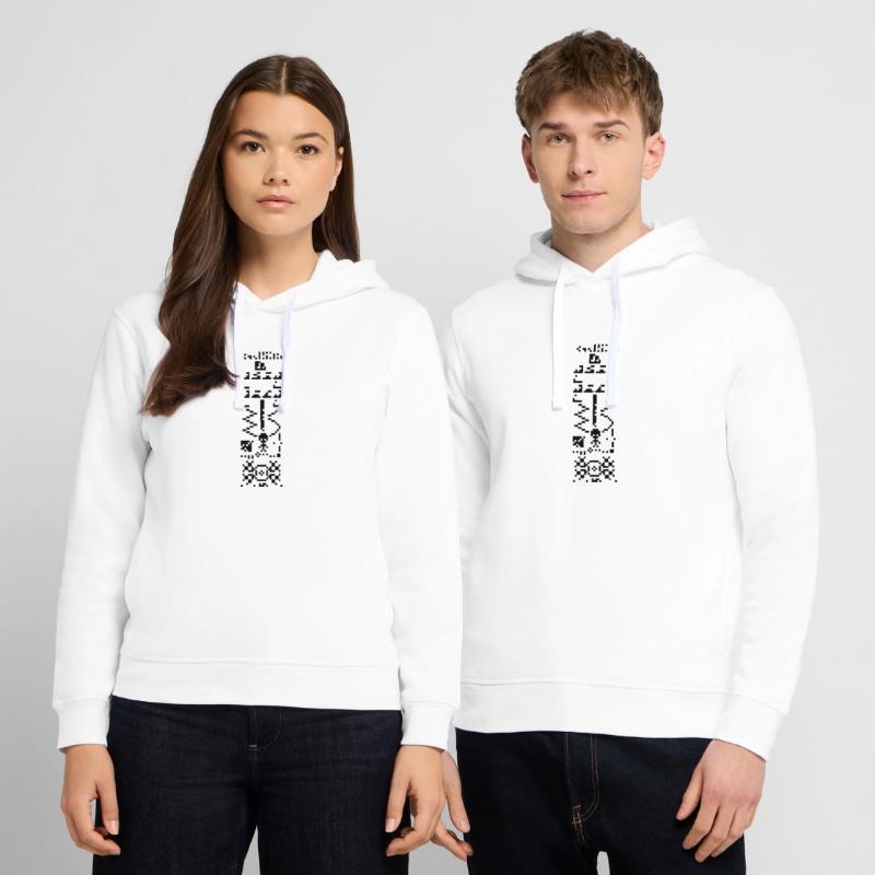 Arecibo Binary Message Answer Reply Stanley/Stella SOUNDER Unisex Hoodie