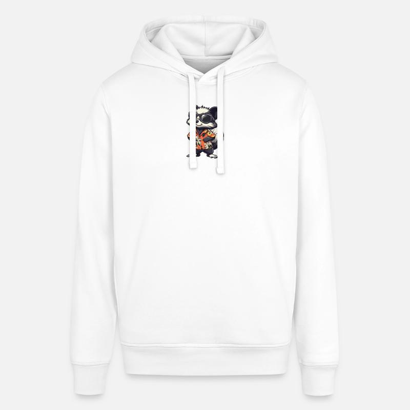 Skunk Comic Holiday - Sweat à capuche SOUNDER Stanley/Stella Unisexe - blanc
