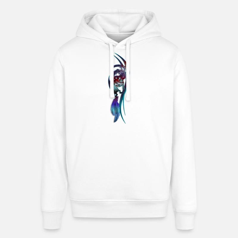 Fertilité Danse de Kokopelli - Sweat à capuche SOUNDER Stanley/Stella Unisexe - blanc