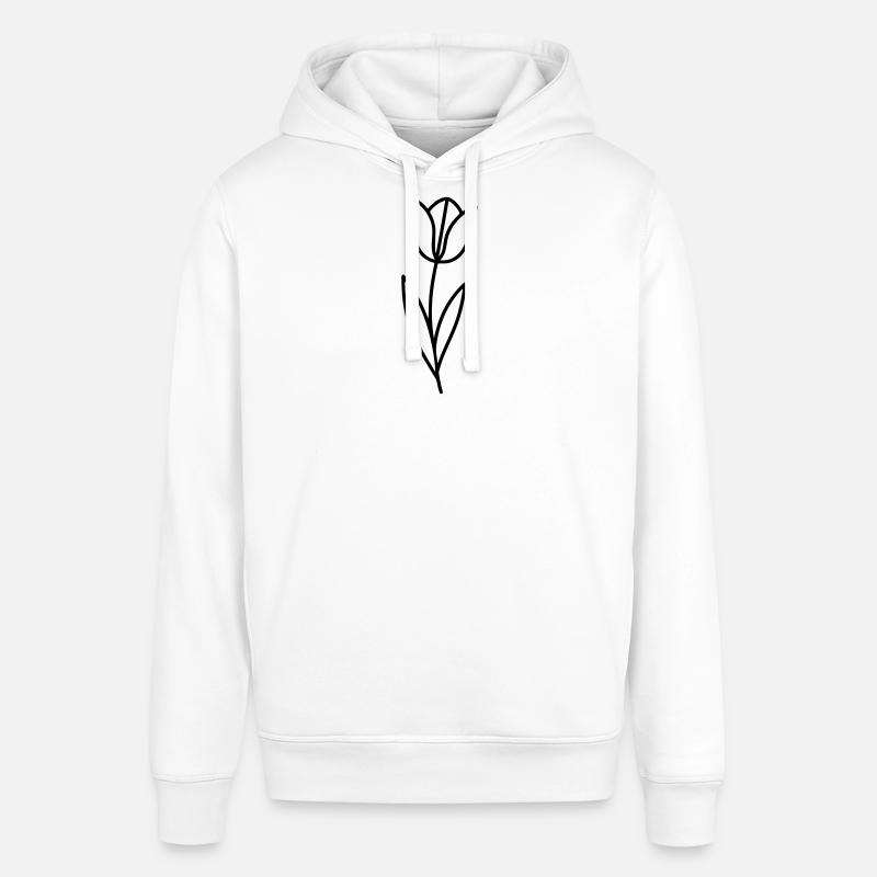 Aperçu printanier des fleurs de tulipe - Sweat à capuche SOUNDER Stanley/Stella Unisexe - blanc