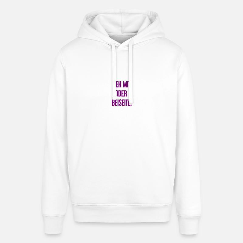 Geh mit oder beiseite - Stanley/Stella Unisex Hoodie SOUNDER - Weiß