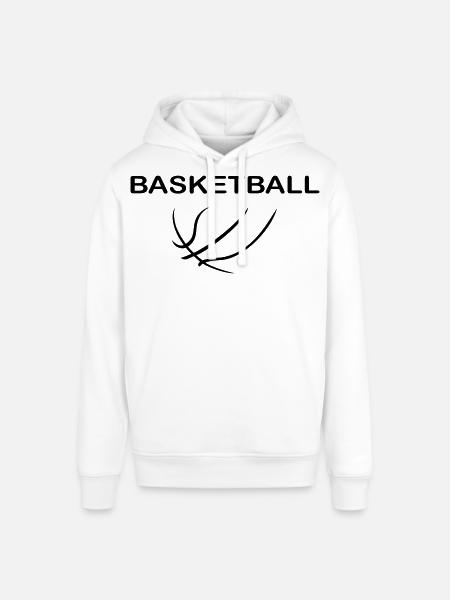 Basket-ball - Sweat à capuche SOUNDER Stanley/Stella Unisexe - blanc
