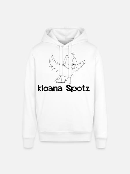kloana Spotz-kleiner Spatz,Austrian dialect - Stanley/Stella SOUNDER Unisex Hoodie - white