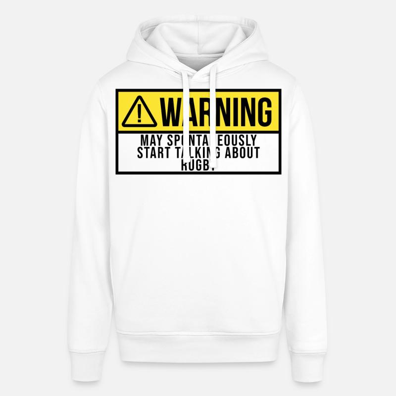 Rugby - Stanley/Stella SOUNDER Unisex Hoodie - white