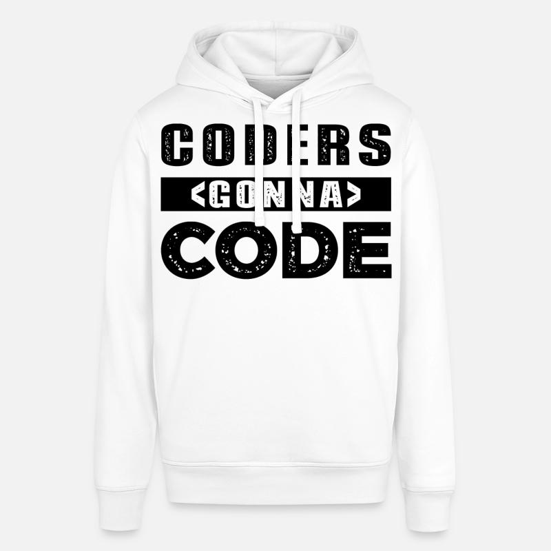 Codeurs qui passent au code - Sweat à capuche SOUNDER Stanley/Stella Unisexe - blanc