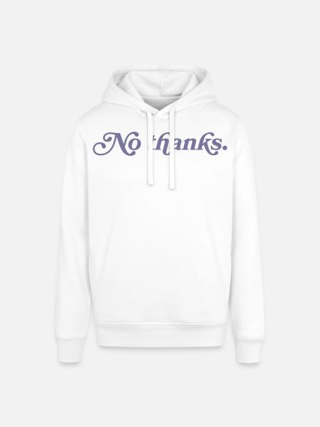 No thank you. - Stanley/Stella SOUNDER Unisex Hoodie - white