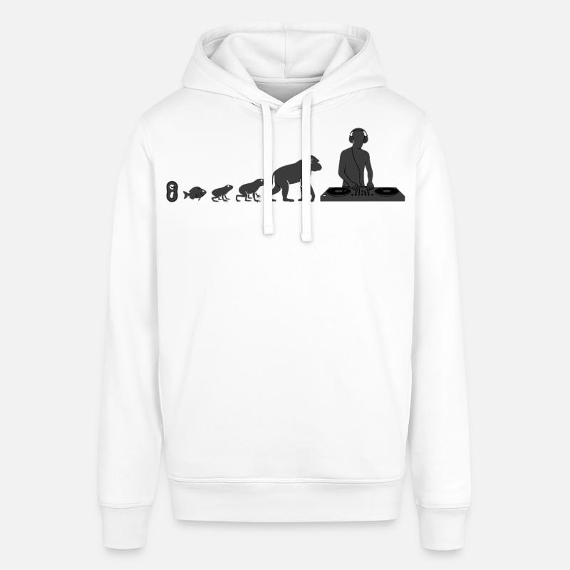 Évolution vers le DJ - Sweat à capuche SOUNDER Stanley/Stella Unisexe - blanc