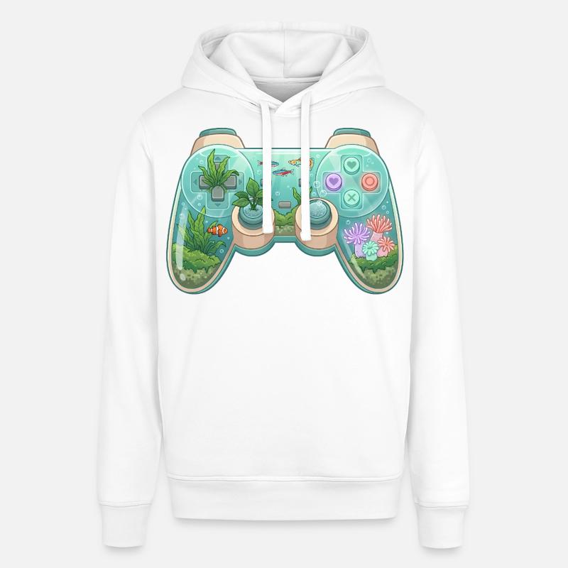 Manette Océan - Collant de jeu mignon - Sweat à capuche SOUNDER Stanley/Stella Unisexe - blanc