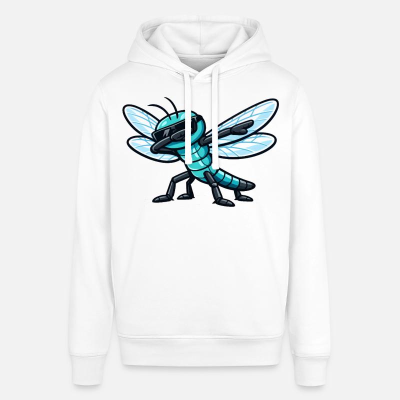 Dab de la Libellule - Sweat à capuche SOUNDER Stanley/Stella Unisexe - blanc