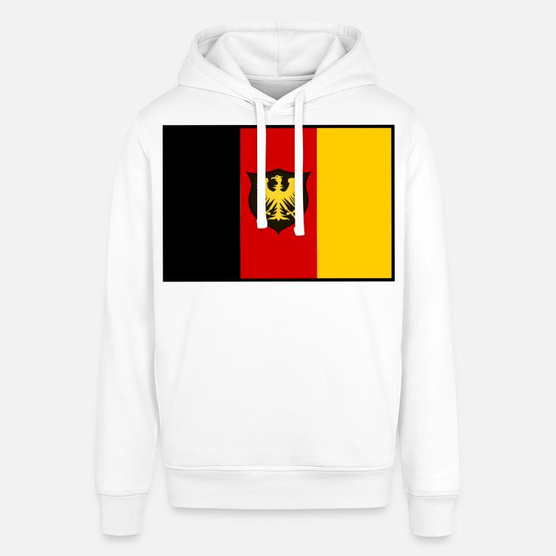 Drapeau de l’aigle NoirRedGold Shield - Sweat à capuche SOUNDER Stanley/Stella Unisexe - blanc
