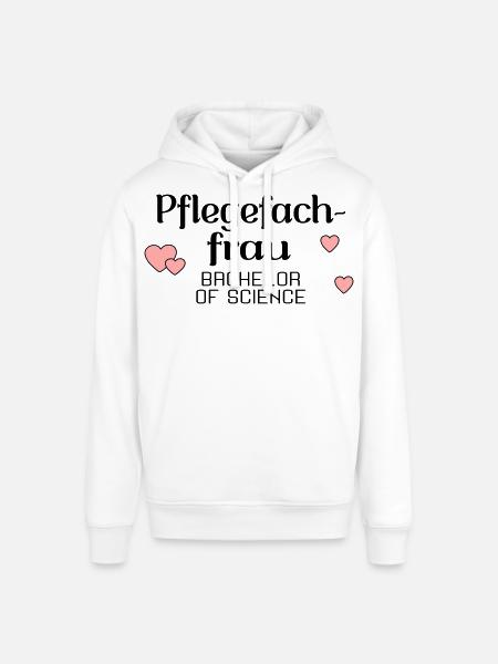 Bachelorstudium Pflege - Abschluss Pflegefachfrau - Stanley/Stella Unisex Hoodie SOUNDER - Weiß