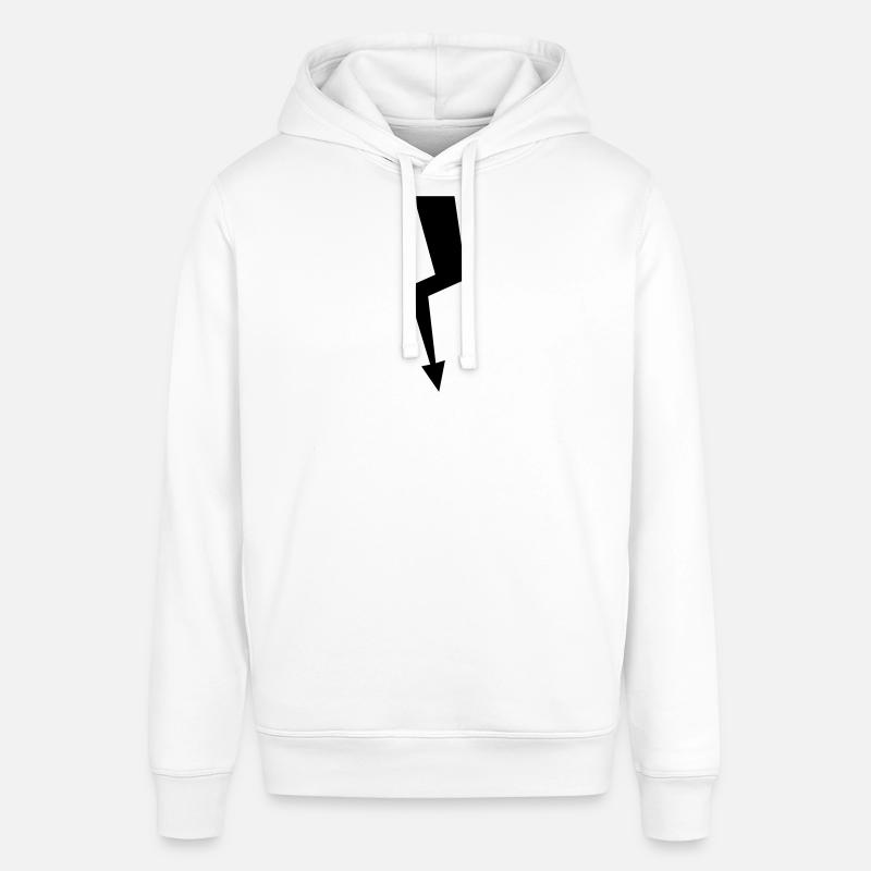 Lightning - Stanley/Stella SOUNDER Unisex Hoodie - white