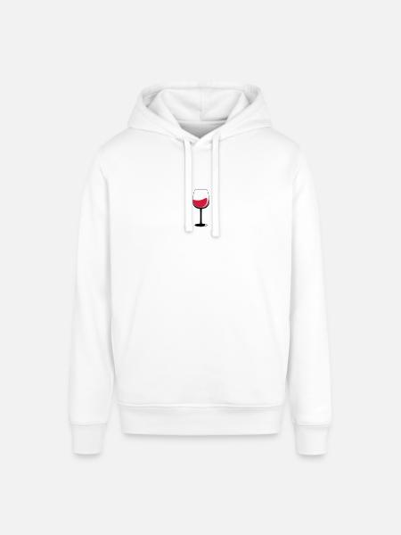Weinglas - Stanley/Stella Unisex Hoodie SOUNDER - Weiß