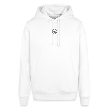 Vague en ligne - Sweat à capuche SOUNDER Stanley/Stella Unisexe - blanc - Devant - Alina (178cm) & Michal (187cm)