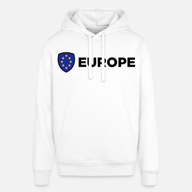 Le drapeau européen Union - Sweat à capuche SOUNDER Stanley/Stella Unisexe - blanc